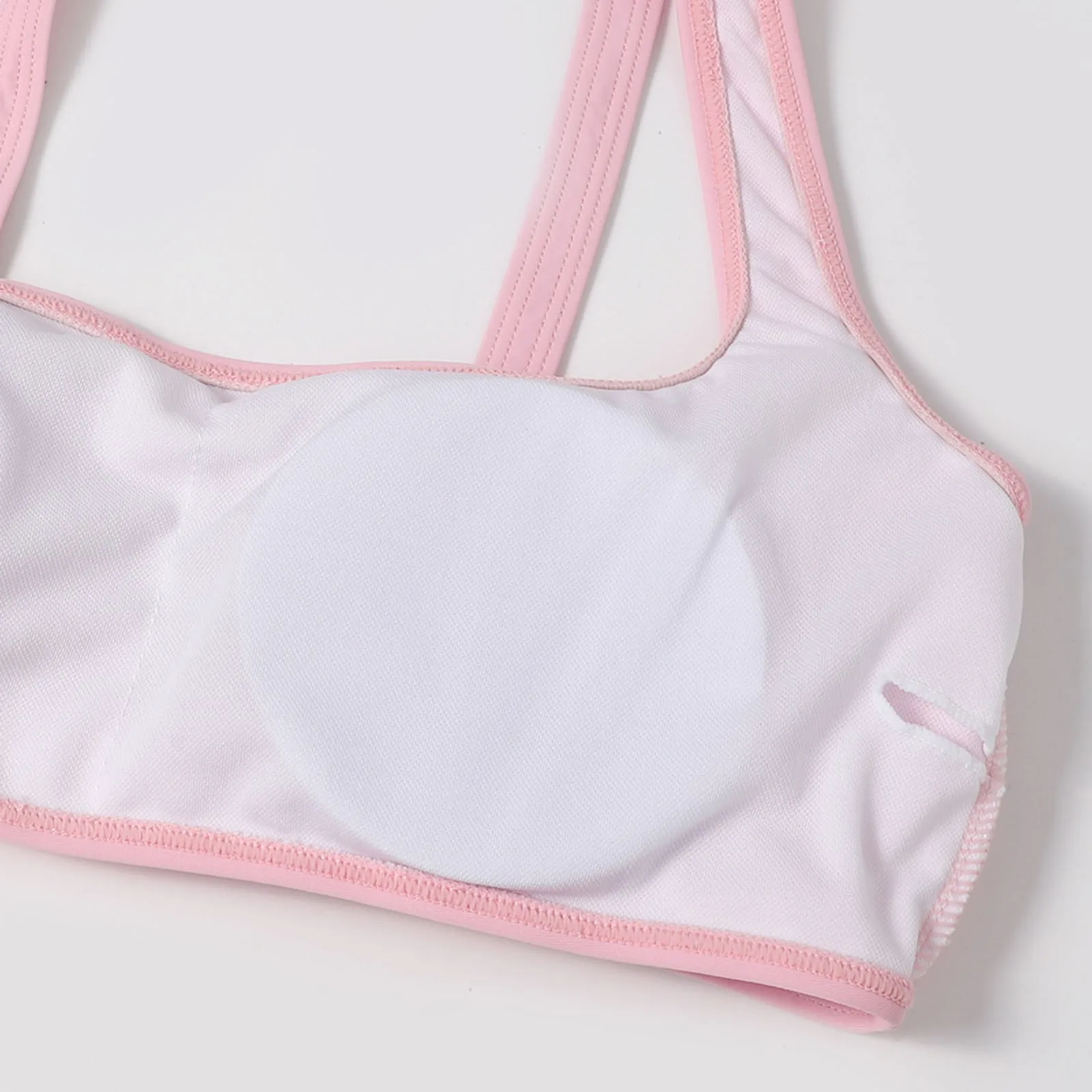 

69# Bathing Suits High Waist Swimwear Women's Bikini High Waisted Tummy Control Two Piece Swimsuit Sling Swimwear roupa de banho