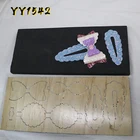 Новый нож-лук для высечки дерева YY1542, пластина подходит для стандартных режущих станков на рынке