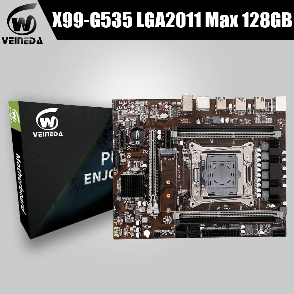 

X99 DDR4 motherboard LGA2011-V3/V4 Professional 4 Channel DDR3 DDR4memory Desktop Motherboard Module PCI-E NVME M.2 SSD support