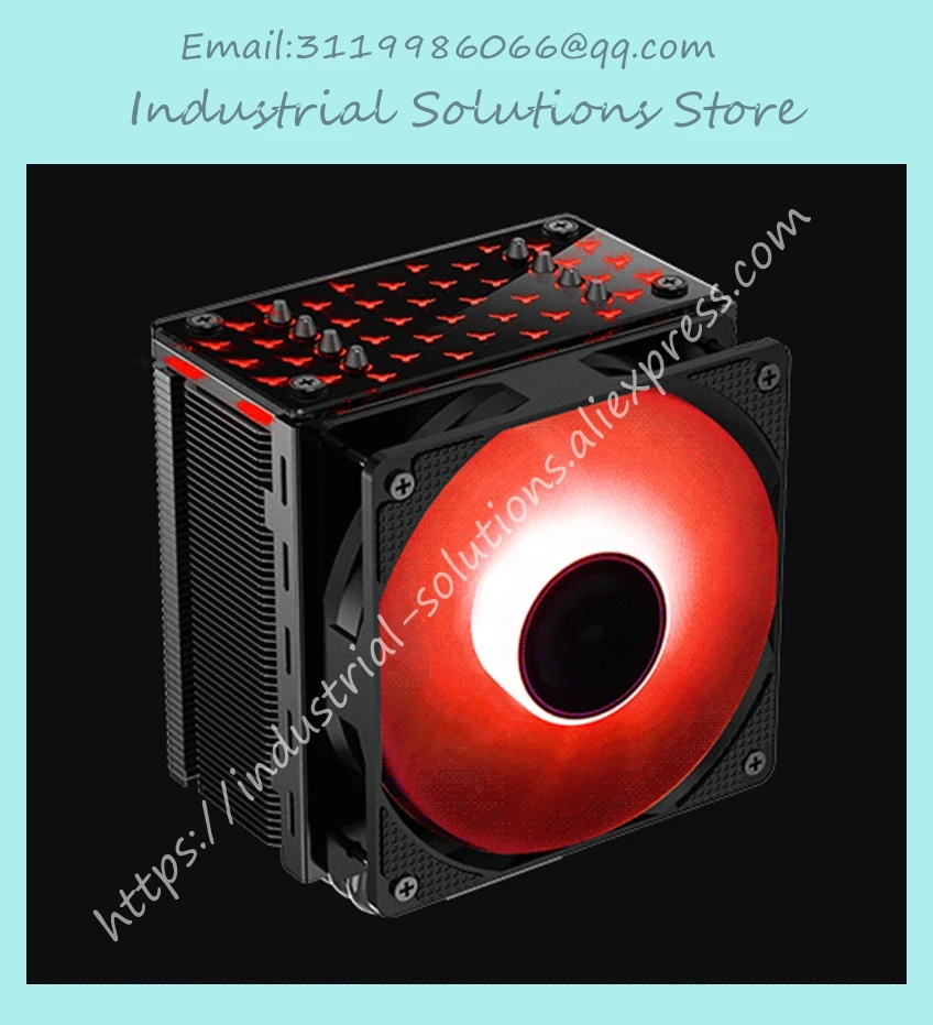 

CR-201 Honeycomb RGB Aura Color Control Pure Copper Heat Pipe Tower PC Computer CPU Radiator