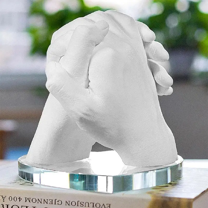 500 г модель DIY подарок ручная форма порошок 3D грязь на руках материнский гипсовый