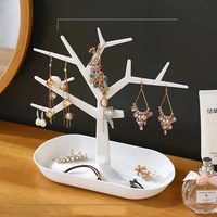 white black deer earring necklace ring pendant bracelet jewelry case display stand tray tree storage drawer cosmetic jewelry box