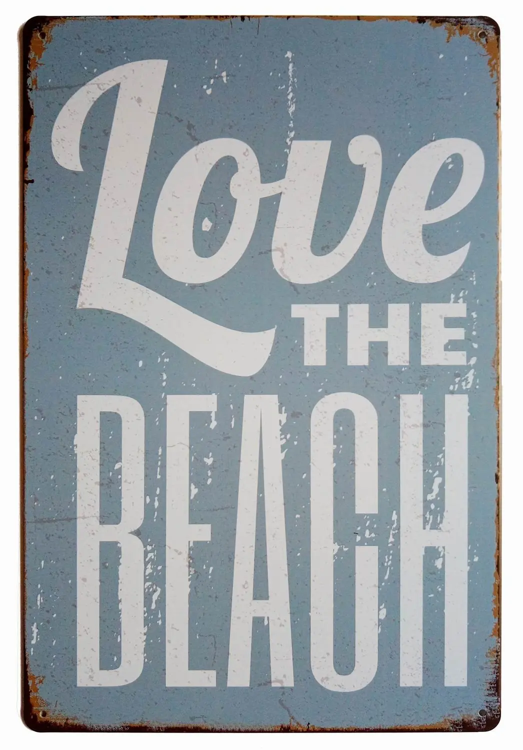 

Love The Beach Vintage Funny Tin Sign Wall Retro Metal Bar Pub Poster 8 x 12