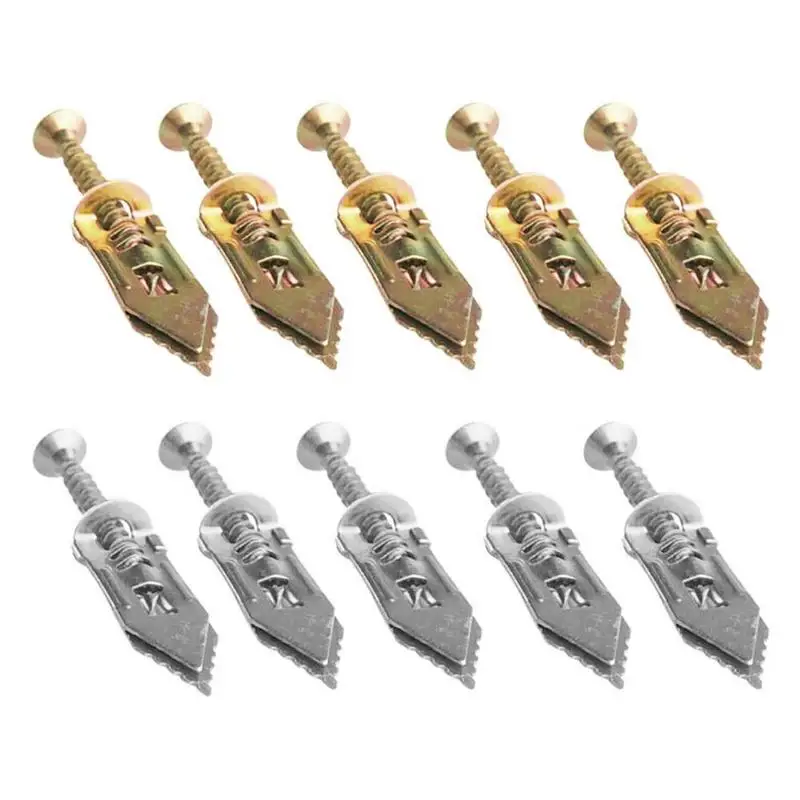 

Drywall Kit with Screws Manganese Steel Home Self Drilling Drywall Kit Toggle