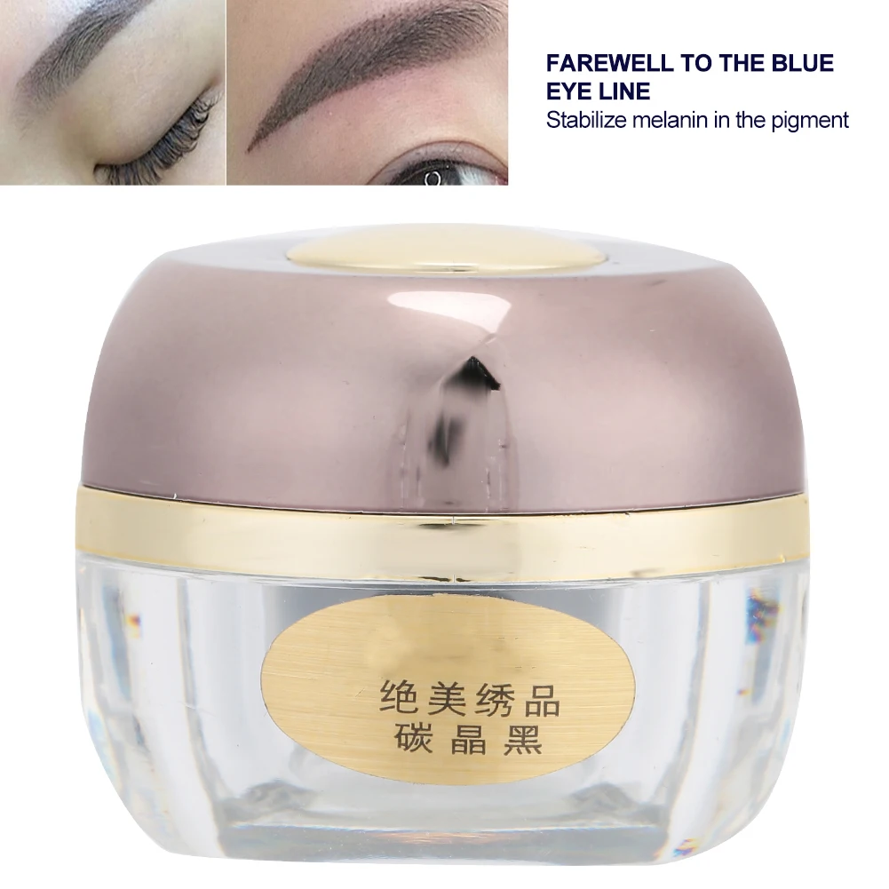 

Eye Line Black Powder Professional Safe Tattoo Pigment Fast Absorption Color Mixing Eyeliner Black Powder Tattoo Accessory 5g