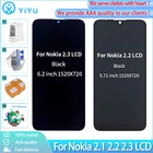 Оригинальный ЖК-экран для Nokia 2 2,1 2,2 2.3, ЖК-дисплей, сенсорный экран с рамкой, дигитайзер в сборе, сменный дисплей, FreeTools