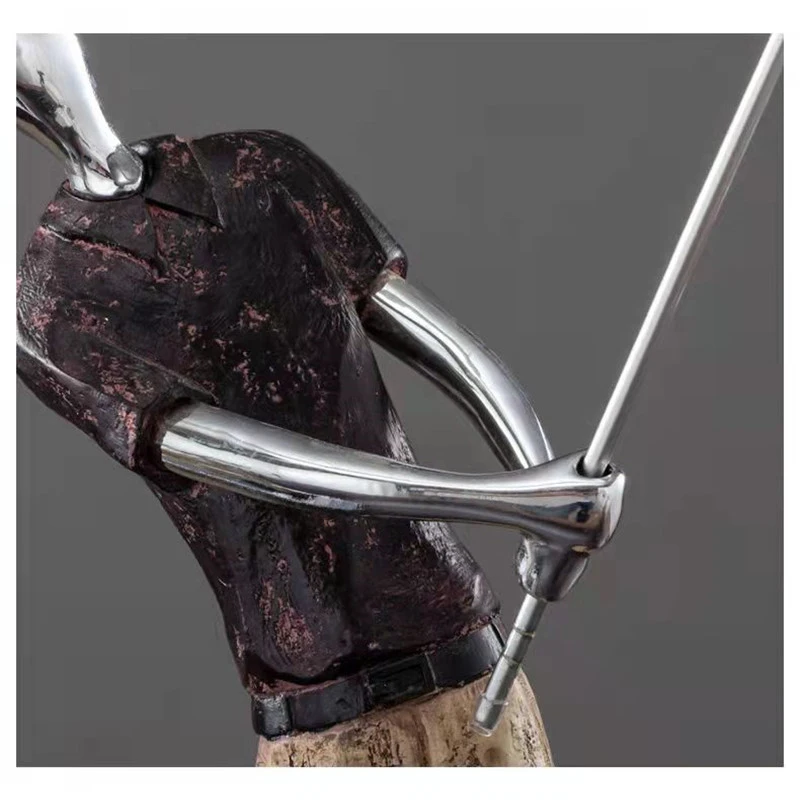 Полимерная художественная статуя Декор спортивный герой игры в гольф