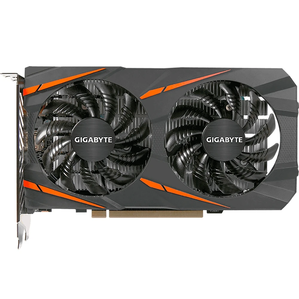 Видеокарта 4GB Gigabyte GeForce GTX 1050 Ti 1455MHz 4096MB 7008MHz 128 bit RTL [GV-N105TOC-4GD] | Компьютеры и офис