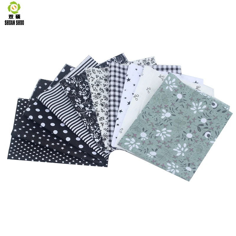 Высокое качество лоскутная хлопчатобумажная ткань цветок серии ткани жир