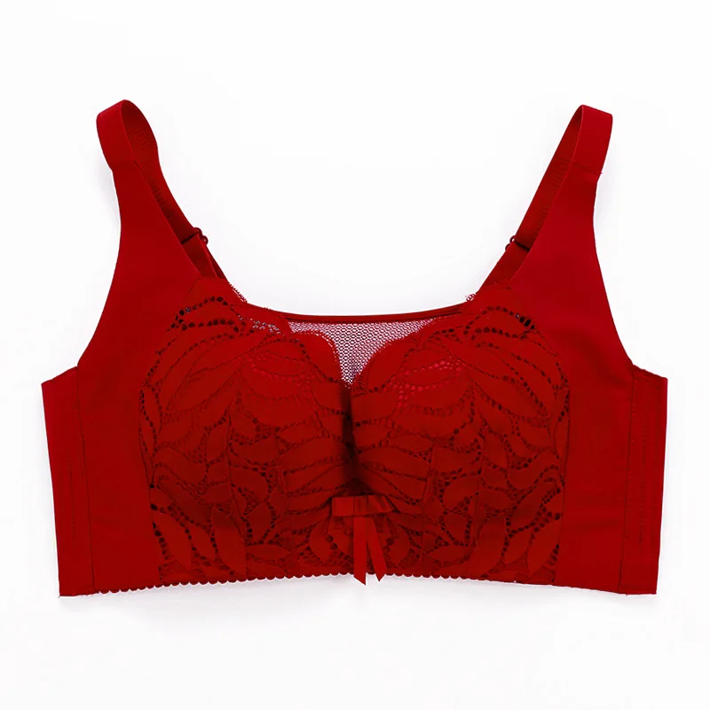 

Bras Solid Color Thin Anti-Sagging Wireless Lace Ladies Underwear Fashion Breathable Plus Size Underwear lace bralette