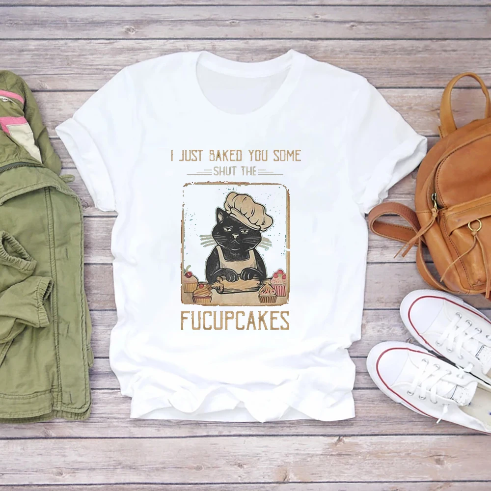 

Funny Baker You Some Vintage Baking Cupcakes Gift Yellow T-shirt Soft Girl Aesthetic Verge Girl T shirt Women