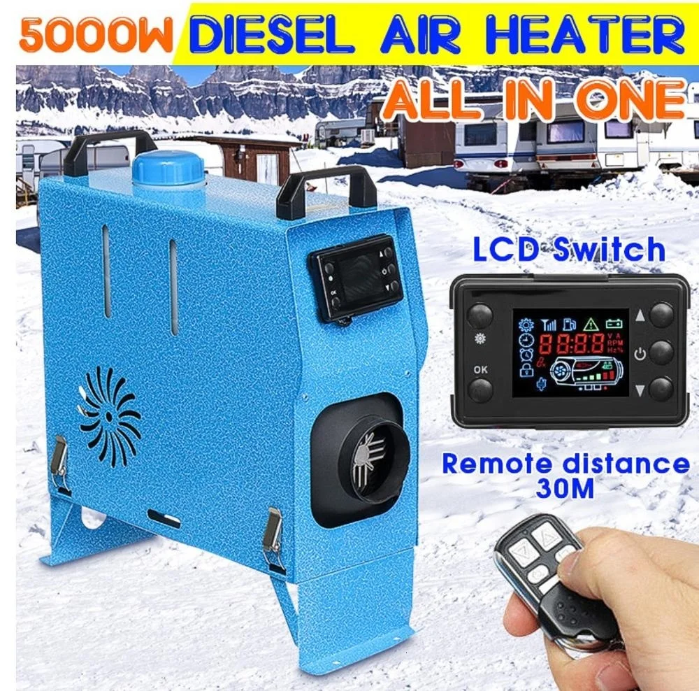 5 кВт новый синий паркинг интегрированный автомобильный домашний воздушный