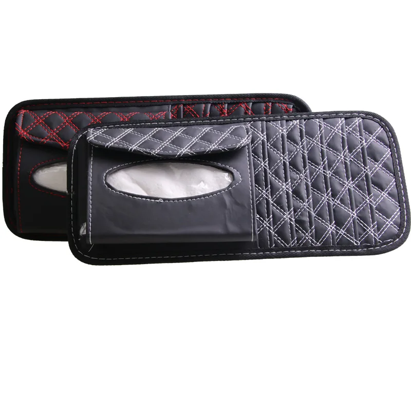 Автомобильный Стайлинг Солнцезащитный козырек сумка Авто CD держатель коробка