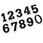 Числом 0-9 вышивка шить приклеивающиеся утюгом нашивки арабский наклейки с числами для бейджа сумок, головных уборов спортивные куртки для девочек-подростков одежда DIY Аппликация для рукоделия