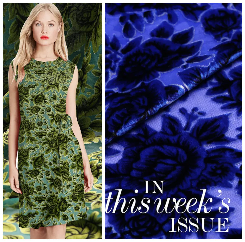 100% Шелковая бархатная ткань высококлассная Прозрачная для платья одежды