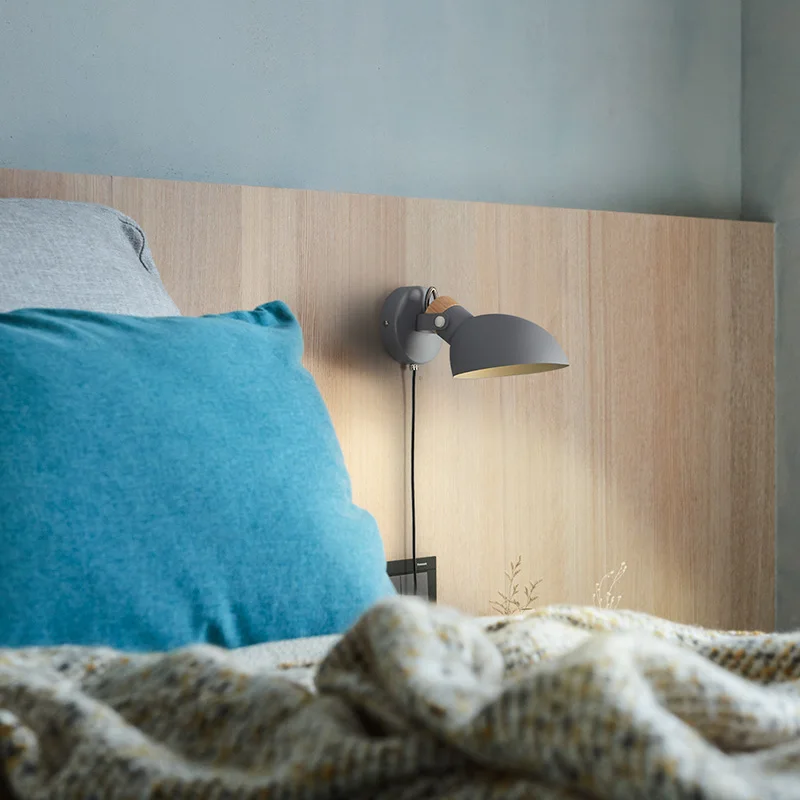 Настенный светильник светодиодный с регулировкой угла для спальни|Комнатные