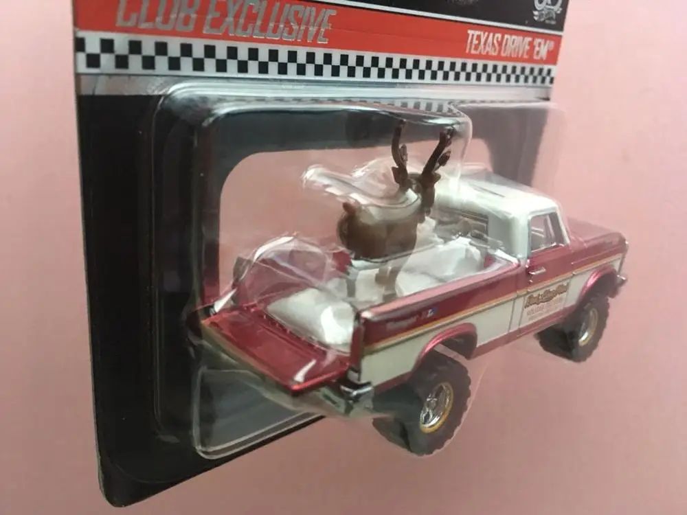 Автомобиль Hot Wheels 2018 Red Line Club TEXAS DRIVE эксклюзивная Рождественская Коллекционная