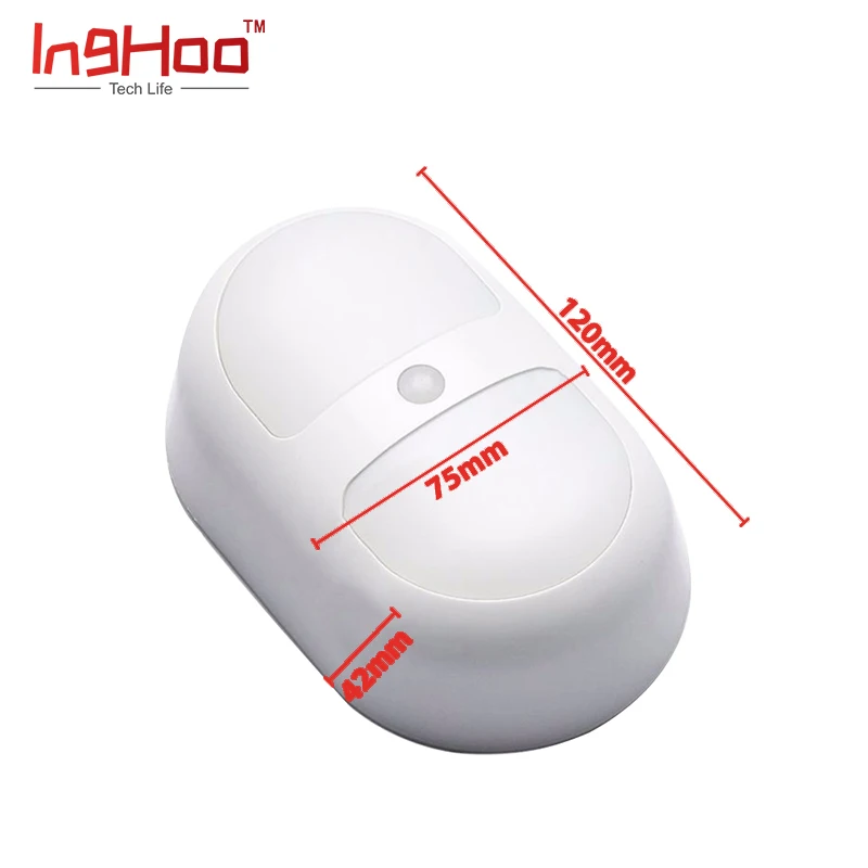 Ночной светильник с датчиком движения Inghoo светодиодный для кухни лестницы