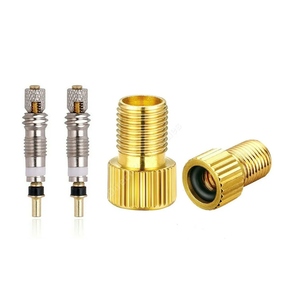 

-Presta Valve Valve Core Accessories Adaptor Bicycle Bike Brass Fittings