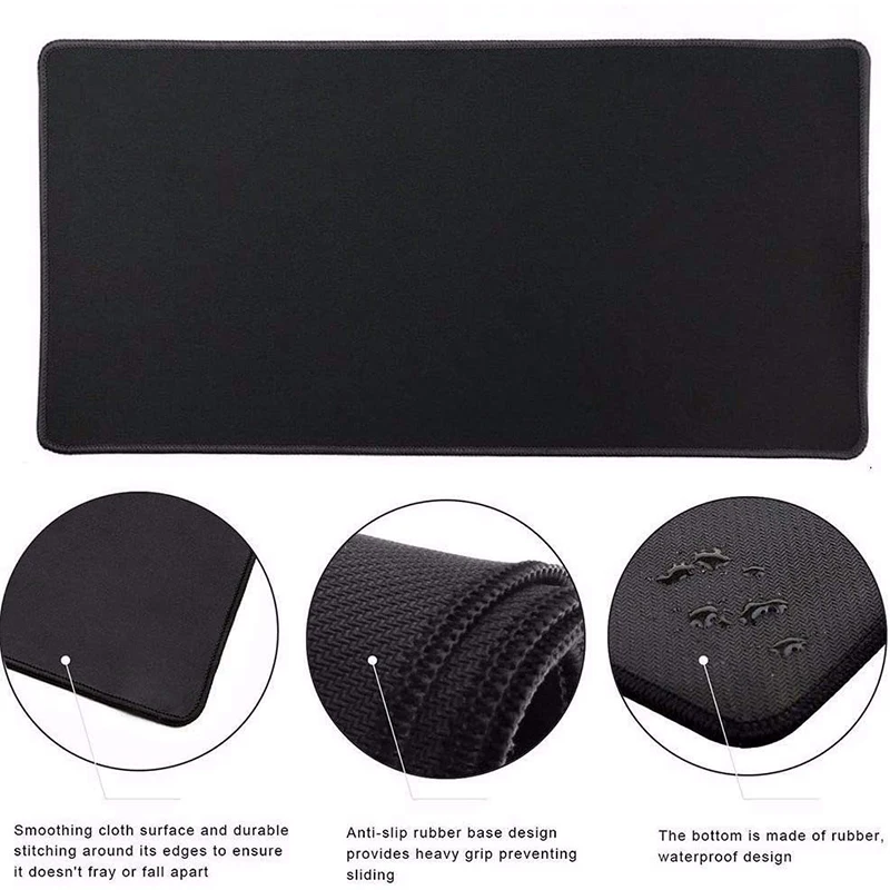 Gaming Rubber Mouse Pad Gamer Keyboard Shortcuts Mousepad Large Mouse Mat Carpet Computer Laptop Game Office 40X90cm Desk Pad images - 6
