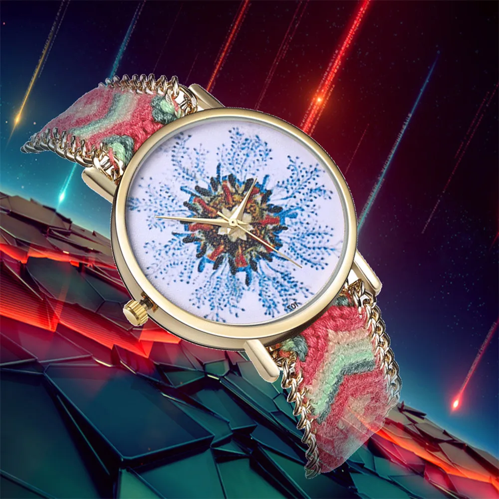 Top Brand High Quality Fashion Watch Big Disc Wool Table Ladies Exquisite With Quartz 2019 New Arrival Wristwatch Reloj&amp50 | Наручные