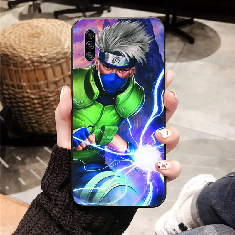 

Naruto Character close-up Phone Case Black For Samsung A10 20 30 40 50 01 11 31 51 71 S pLUS Cases