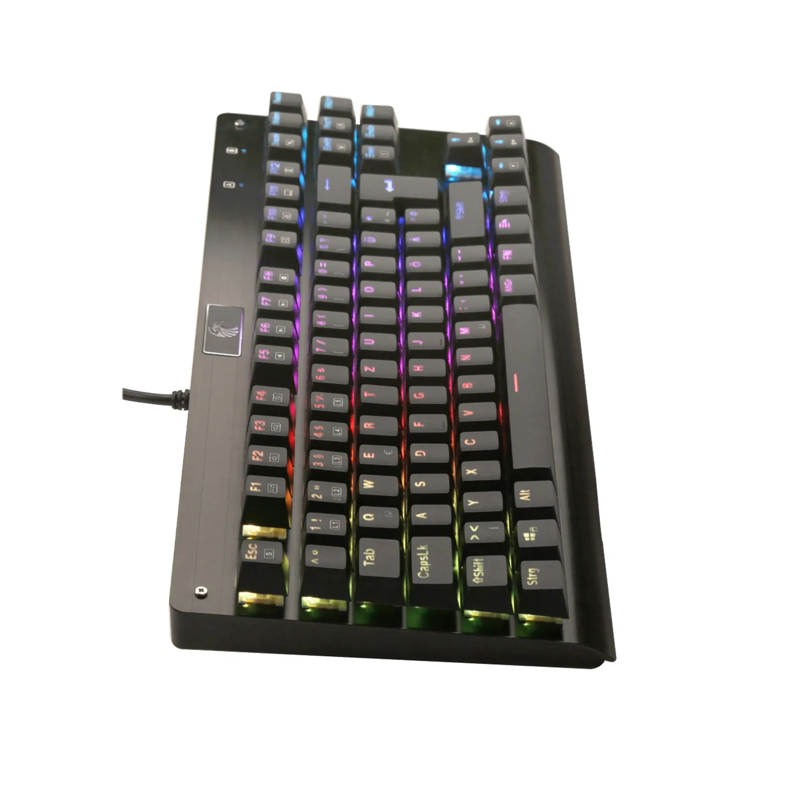 Z77 Mechanical Gaming Keyboard Rgb Backlit Tkl 88 Key Tactile Clicky Anti-ghosting Qwerty Gamer | Компьютеры и офис