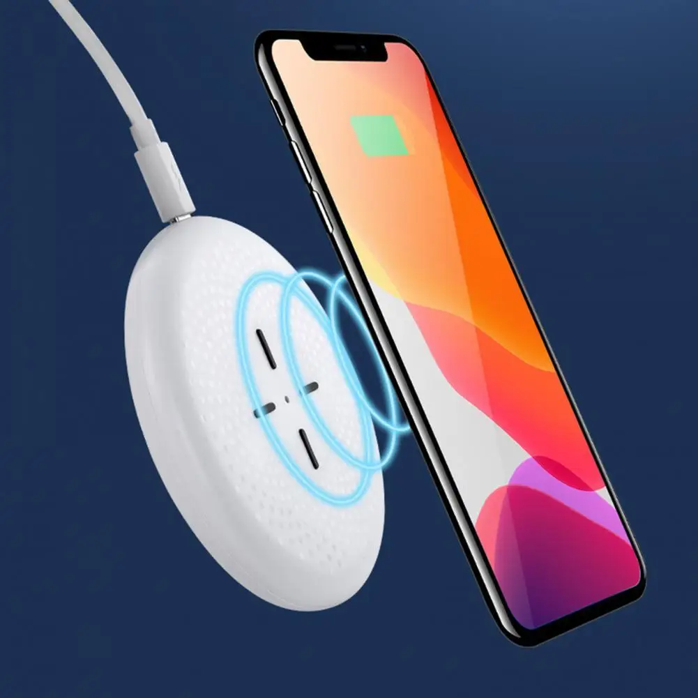 

Convenient Mini Portable 15W Wireless USB-C Fast Charging Quick Charger Adapter for Phone