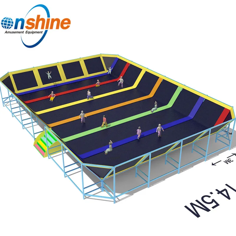 Настраиваемый гимнастический батут банджи парк для молодых популярные