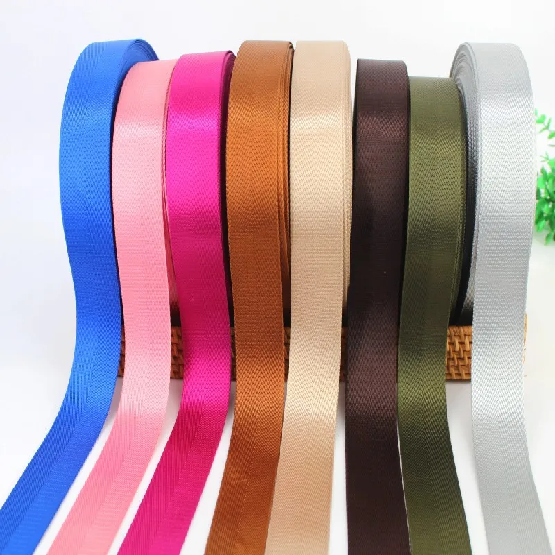 

5M 25mm Ribbon Belt Bag Thickening Nylon Herringbone Webbing Knapsack Strapping Diy Sewing Bag Belt Accessories Pet Seat Belt