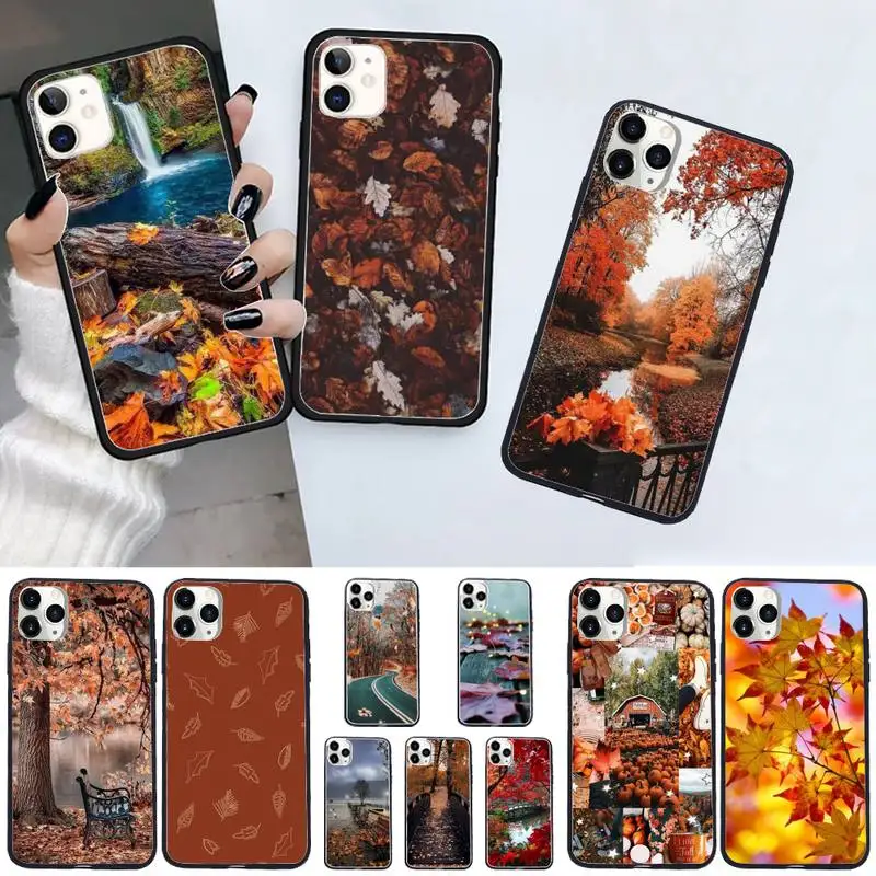 

Fall foliage season Phone Case For iphone 12 11 13 7 8 6 s plus x xs xr pro max mini shell