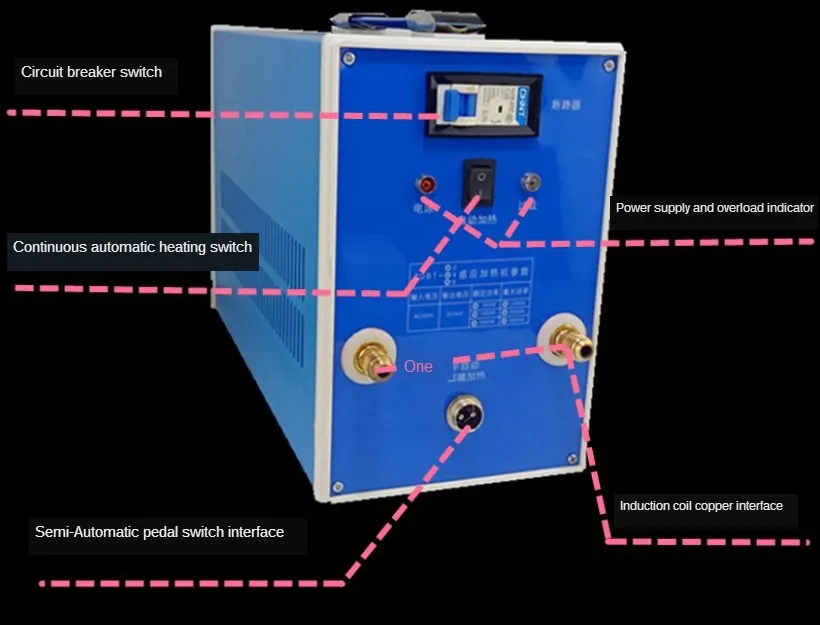 220 В высокочастотный индукционный нагреватель высокой мощности