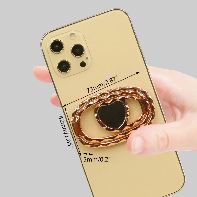 Кольцо-держатель для сотового телефона с откидной ножкой на палец складная