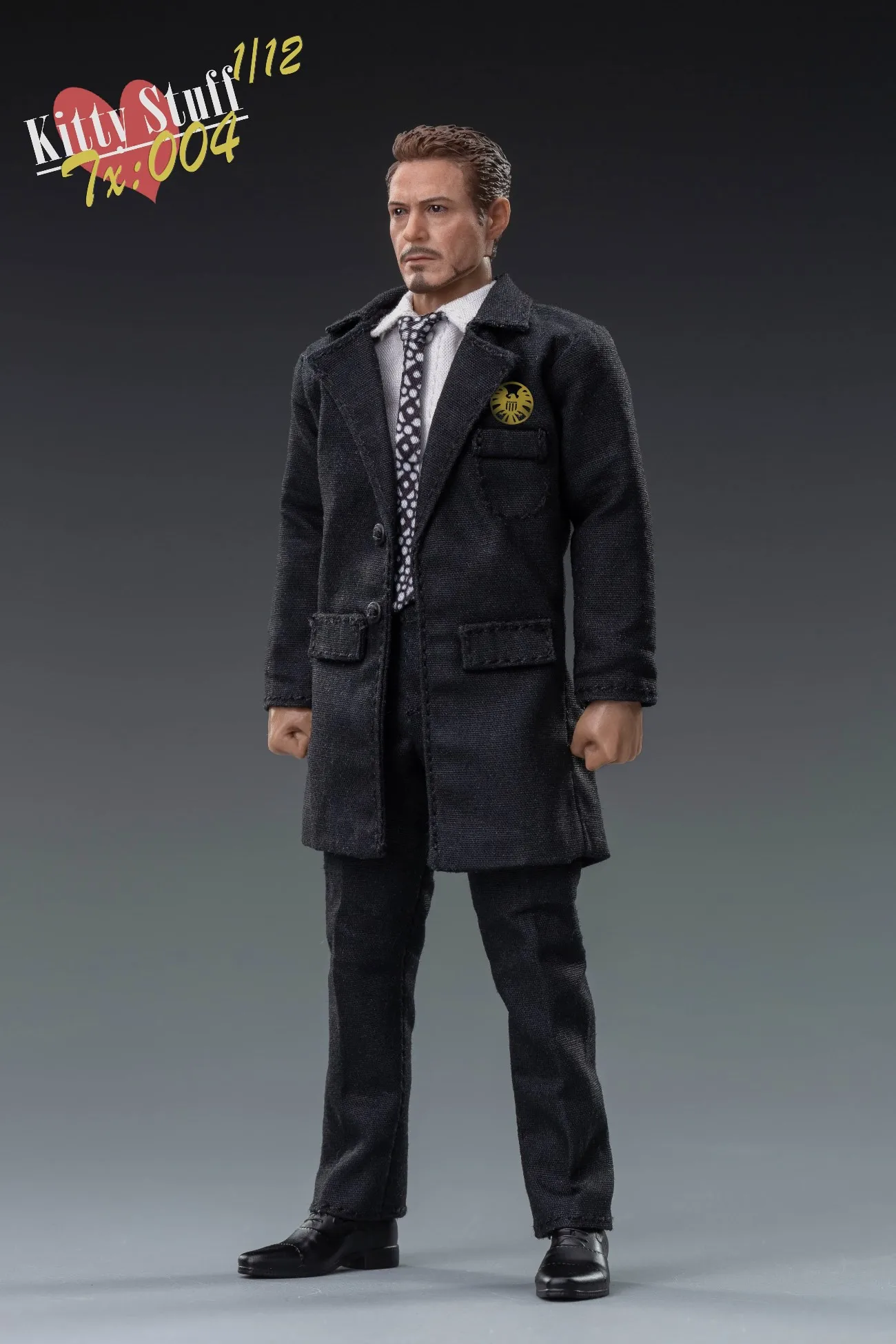 

TX004 1/12 Tony Stark Coat Version Full set with Box Full Set 6 inch Action Figure Model Fans Collection