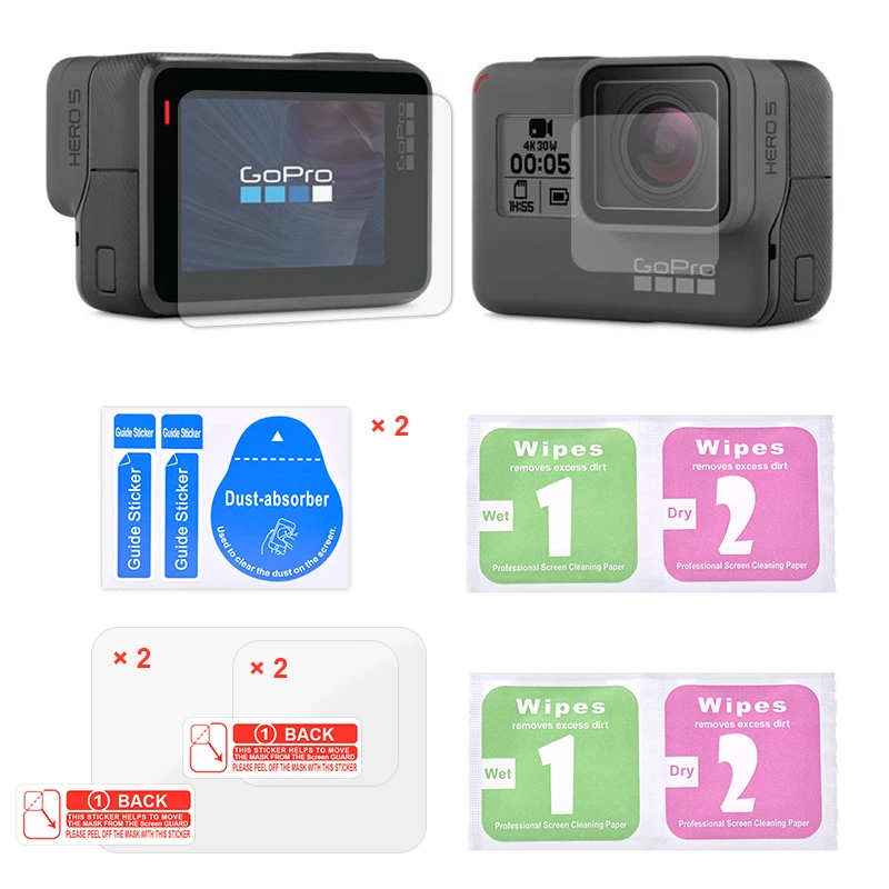 Аксессуары для Gopro hero 5 Защитная крышка объектива пленка экшн-камеры | Электроника