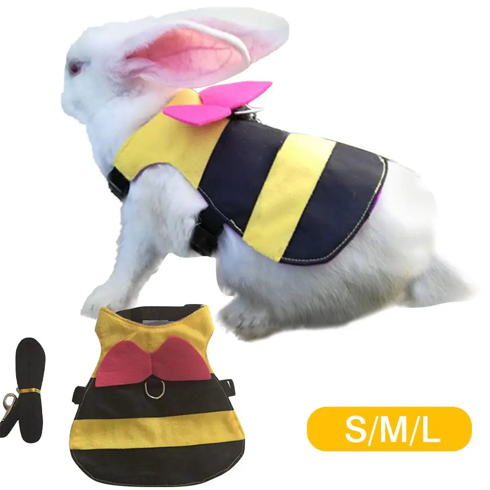 Ремни для кроликов и хомяка сетчатые шлейки с Leas Bunny хорька морской свинки мелких
