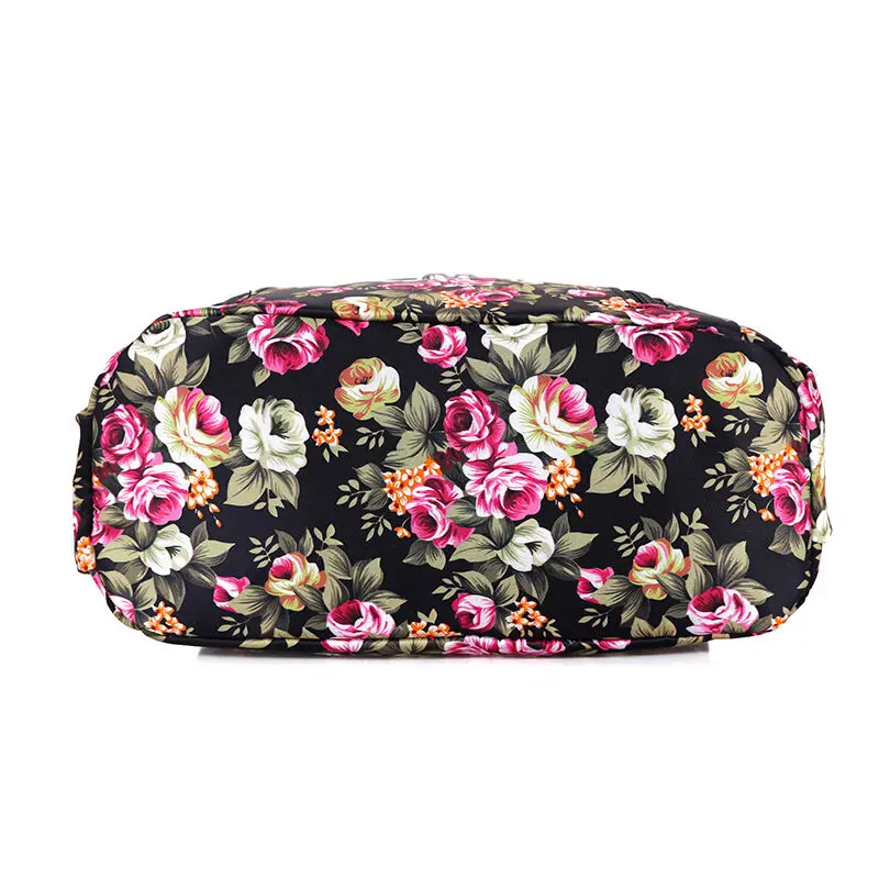 new women backpacks butterfly and flower print middle size girl daily wear fashion nylon daypacks high quality | Багаж и сумки