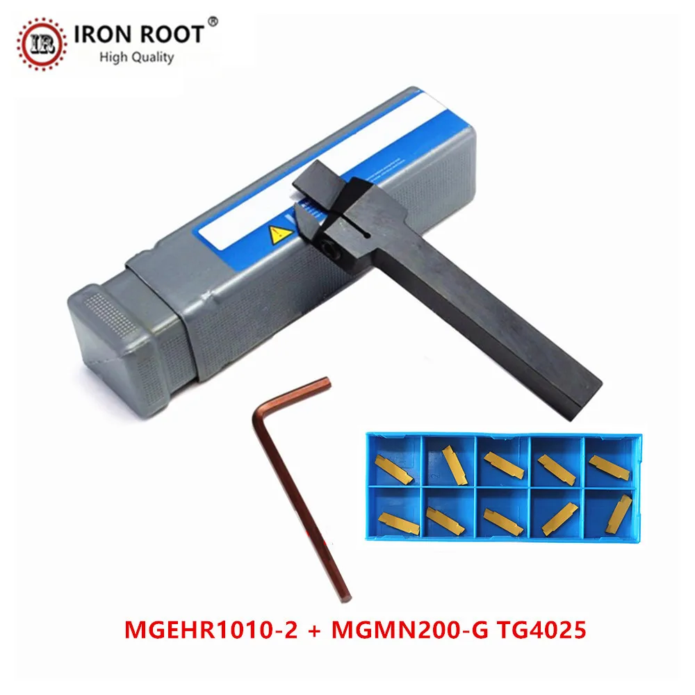 

1P MGEHR1010-2 / MGEHL1010-2 машина для нарезания канавок токарный инструмент держатель + 10P MGMN200 ЧПУ твердосплавные пластины металлический токарный ста...