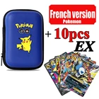 Французская версия EX Pokemon Cards GX MEGA сияющая карточная игра боевые стили карточки Покемоны для продажи игрушки Рождественский подарок для детей