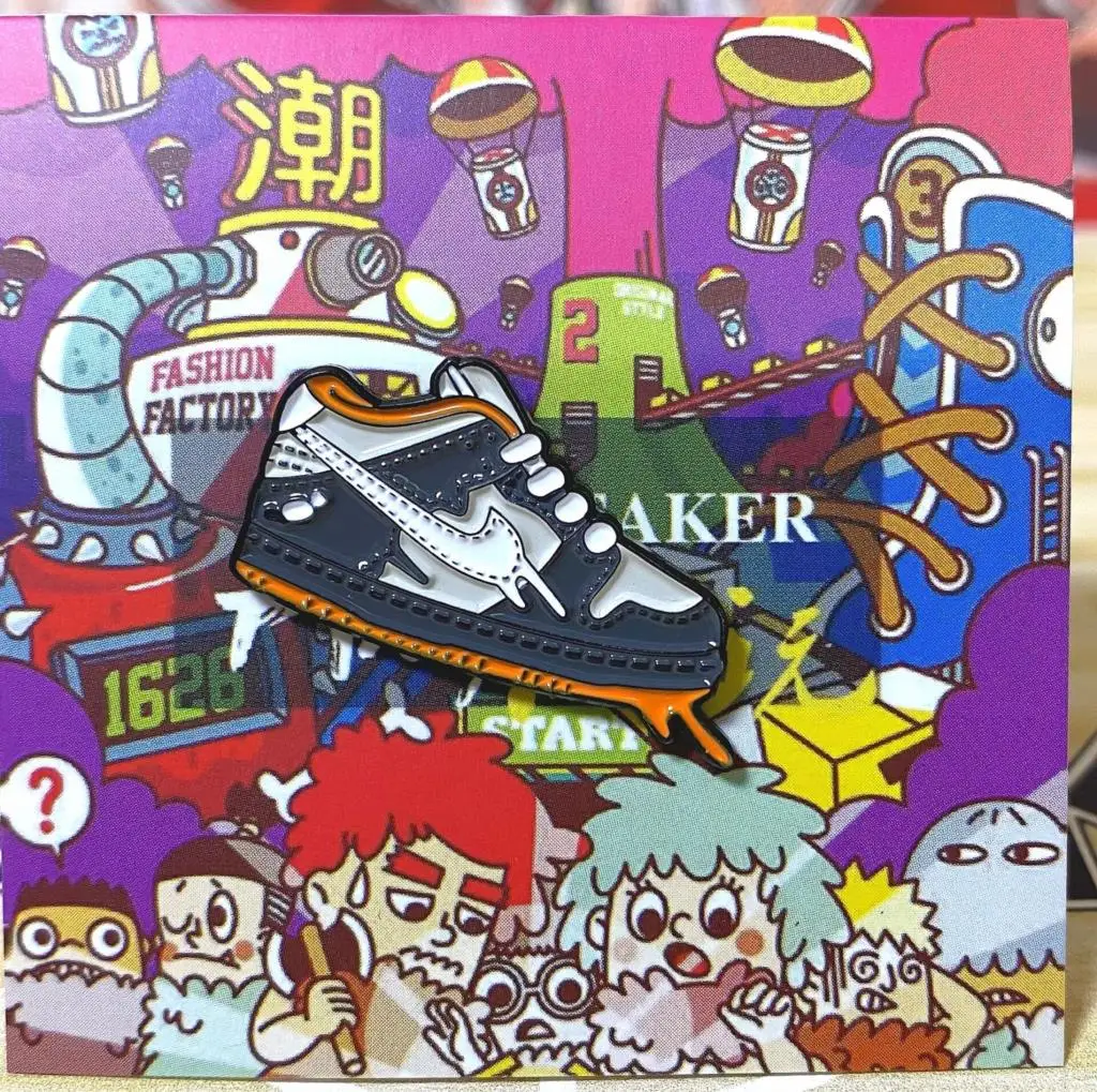 

Dear-you Hand-painted design cartoon sneakers brooch accessories fashion accessories fashion street clothing bags accessories