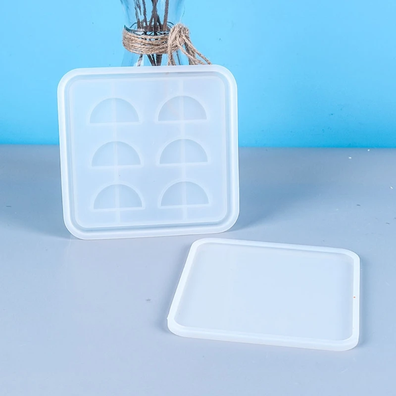 

2Pcs/Set Eyelash Storage Box Silicone Mould DIY Crafts Jewelry Container Making Tool Crystal Epoxy Resin Mold