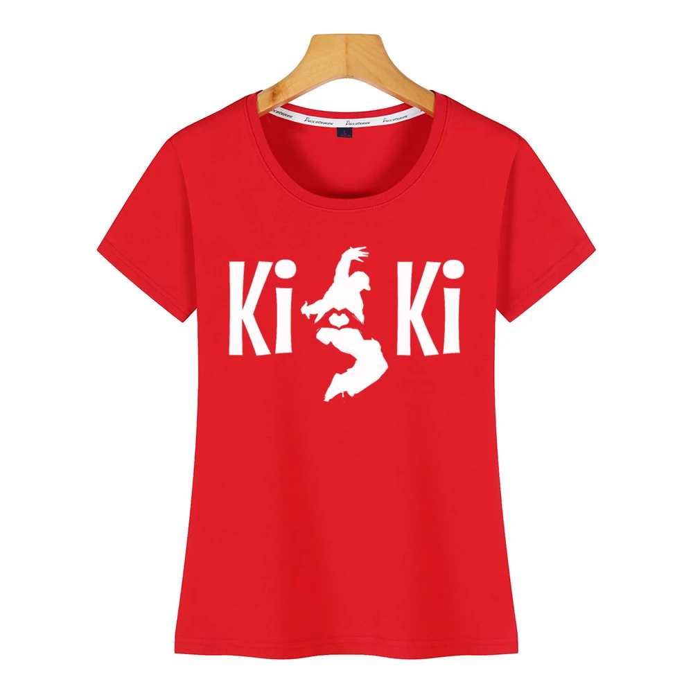 Топы футболка женская повседневная черная рубашка Kiki на заказ | Женская одежда