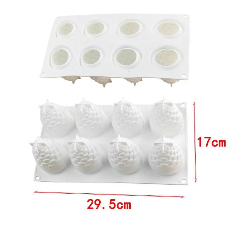 

1PCs 3D Pine Cone Silicone Candle Mold DIY Handmade Aromatherapy Candles Mould Beeswax Pinecone Candle Making Tool Wholesale