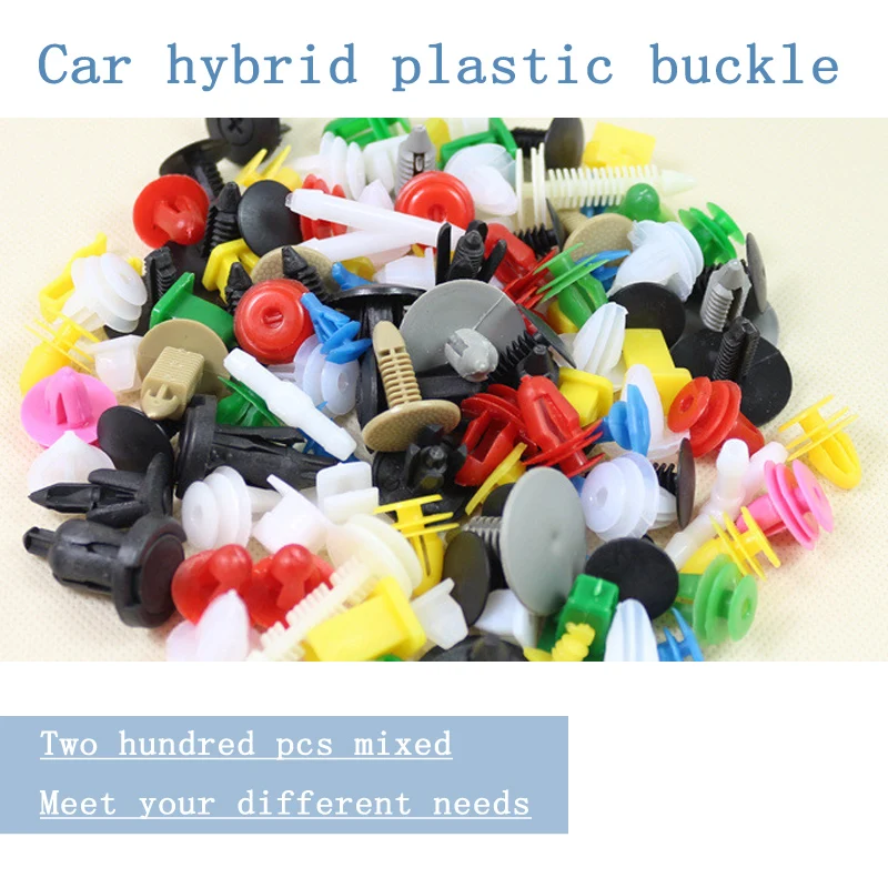 200pcs/set Auto Fastener Door Bumper Fender Rivet Retainer Clips For Jeep Renegade wrangler Mercedes Benz W203 Citroen c4 - купить по