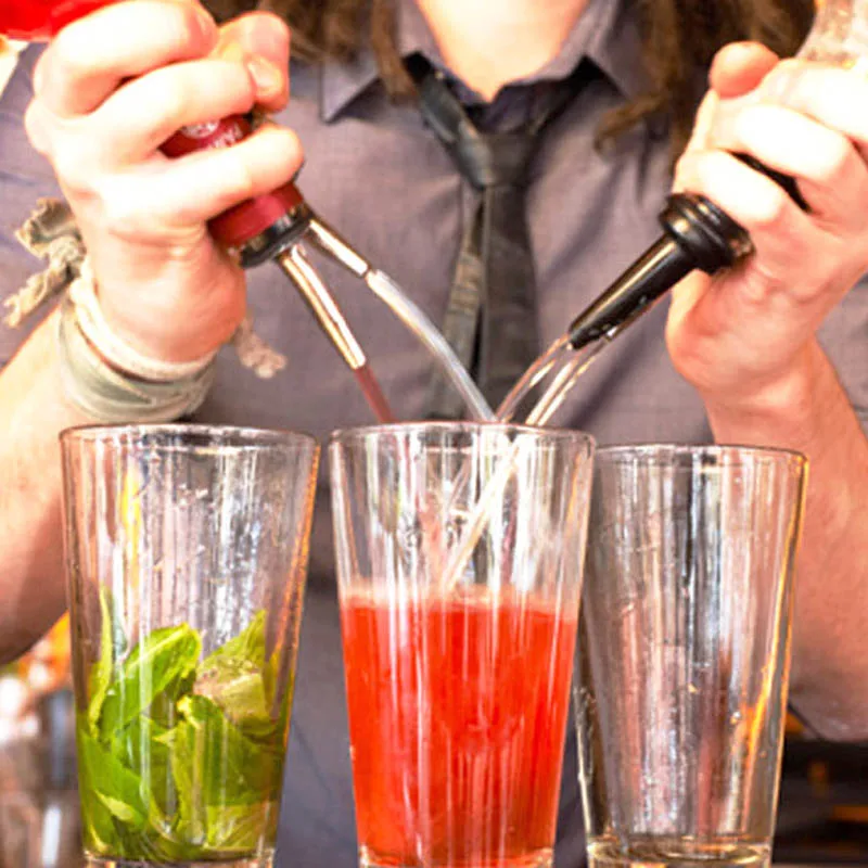 4 шт. нержавеющая сталь аэратор для вина Pourer Пробка бутылочный носик бар поставки