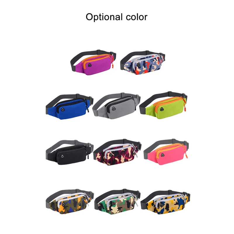 Однотонная поясная сумка YoReAi с карманами деловой Камуфляжный кошелек защитой от