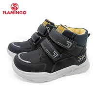 flamingo 2020 autumn boys boots childrens shoe high quality ankle kids shoes with hook loop for little boys 202b z5 2061