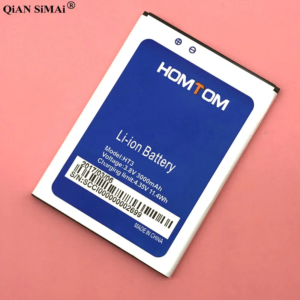 Новый резервный аккумулятор HT3 для Homtom 3 8 в 3000 мА · ч сменный мобильный телефон