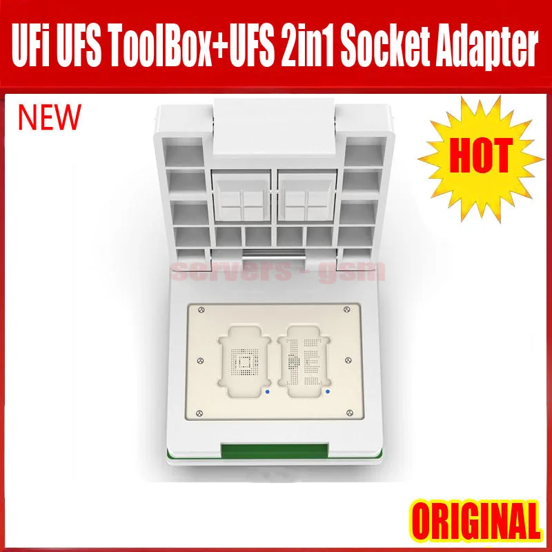 2022 NEW Original UFi-UFS ToolBox+ UFS 2in1 Socket Adapter ( BGA254 BGA153) Works as an add-on interface paired with UFI-BOX w | Мобильные