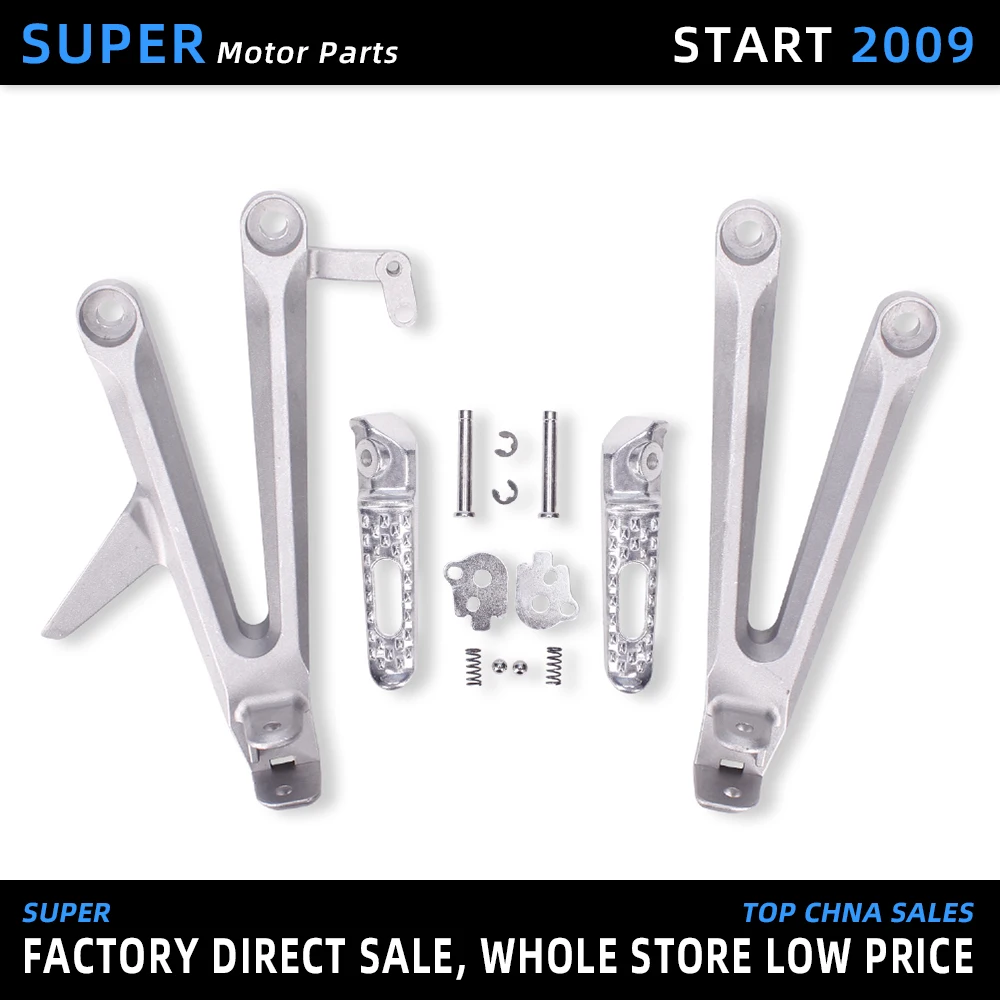 

Алюминиевая задняя подставка для ног консоль комплект подножки подставка для Honda CBR1000 04-07 CBR1000RR 2004 2005 2006 2007 мотоцикл